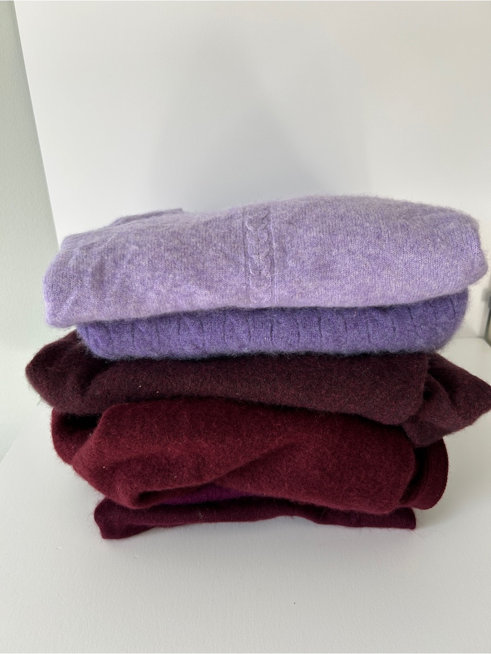 DIY - Bundle of 100% Cashmere Sweaters - Shades of Purple